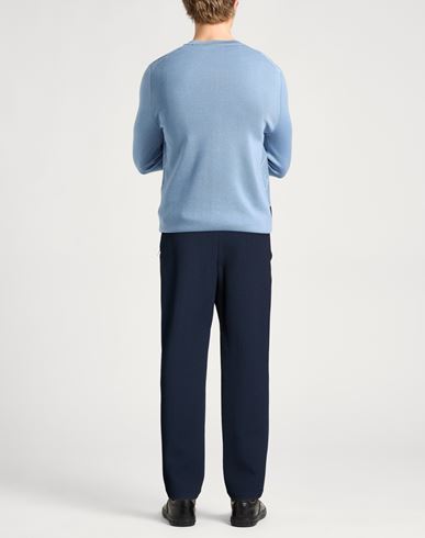 Man Pants Navy Size 36 Virgin Wool, Polyamide, Elastane