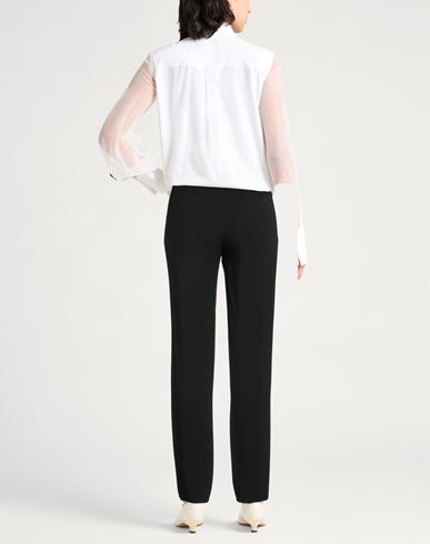 Emporio Armani Woman Pants Black Size 10 Viscose, Acetate, Elastane