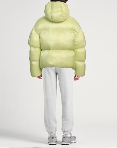 Man Puffer Lime green Size M Nylon