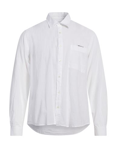 Man Shirt White Size L Cotton