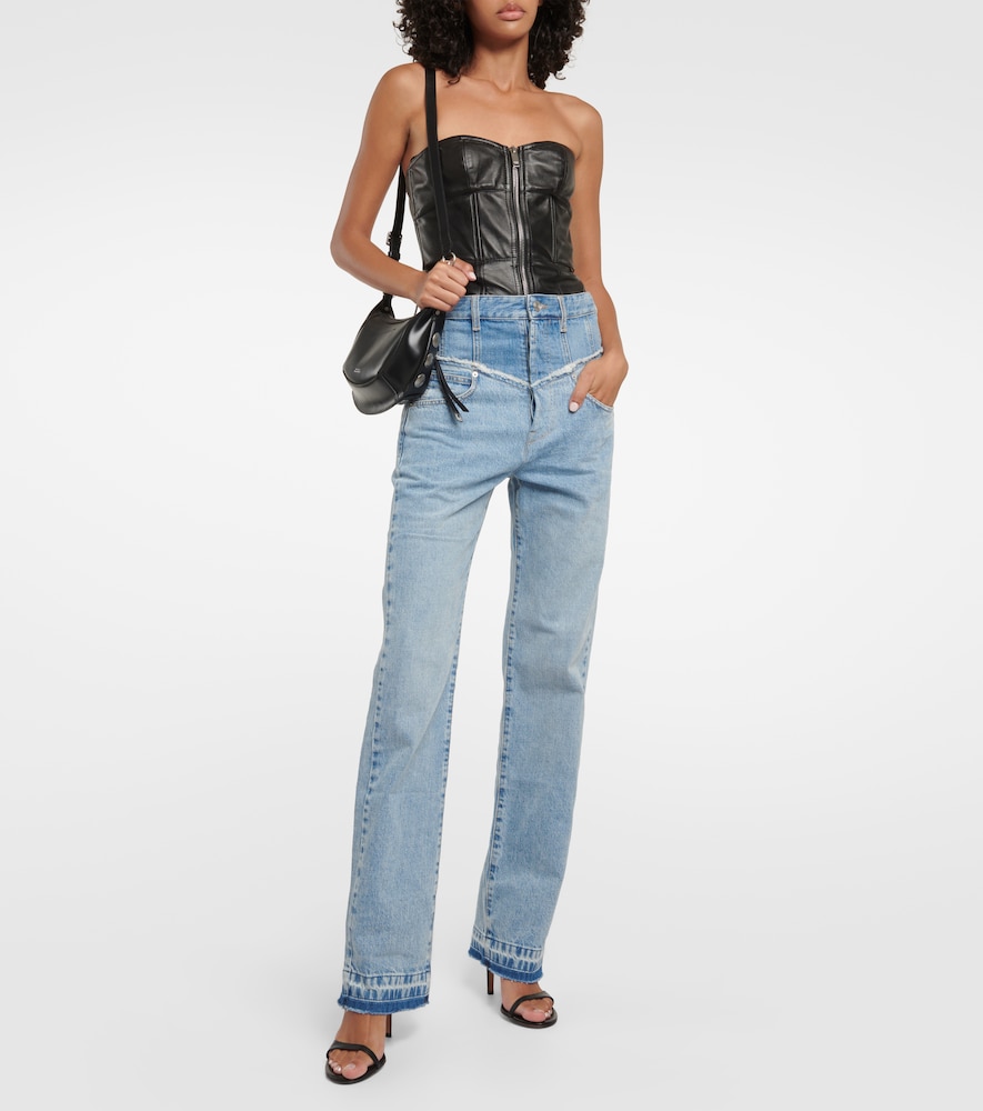 Noemie high-waisted denim jeans