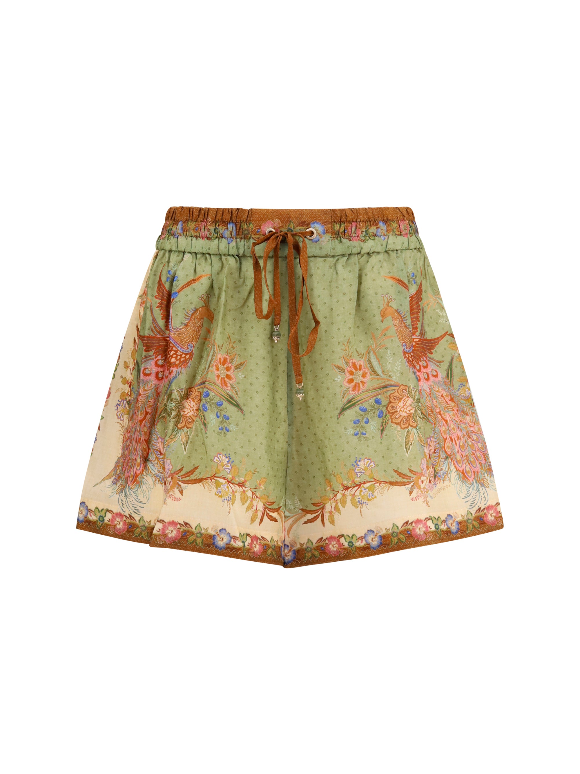 Indra Bermuda Shorts — Beige