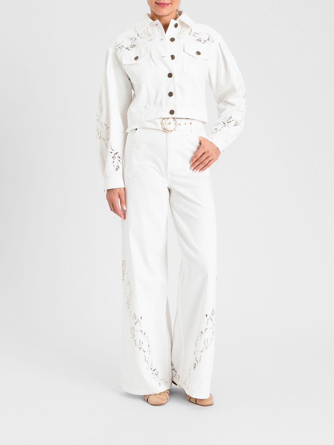 Pants Woman color White