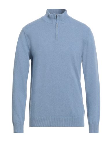 Man Turtleneck Pastel blue
