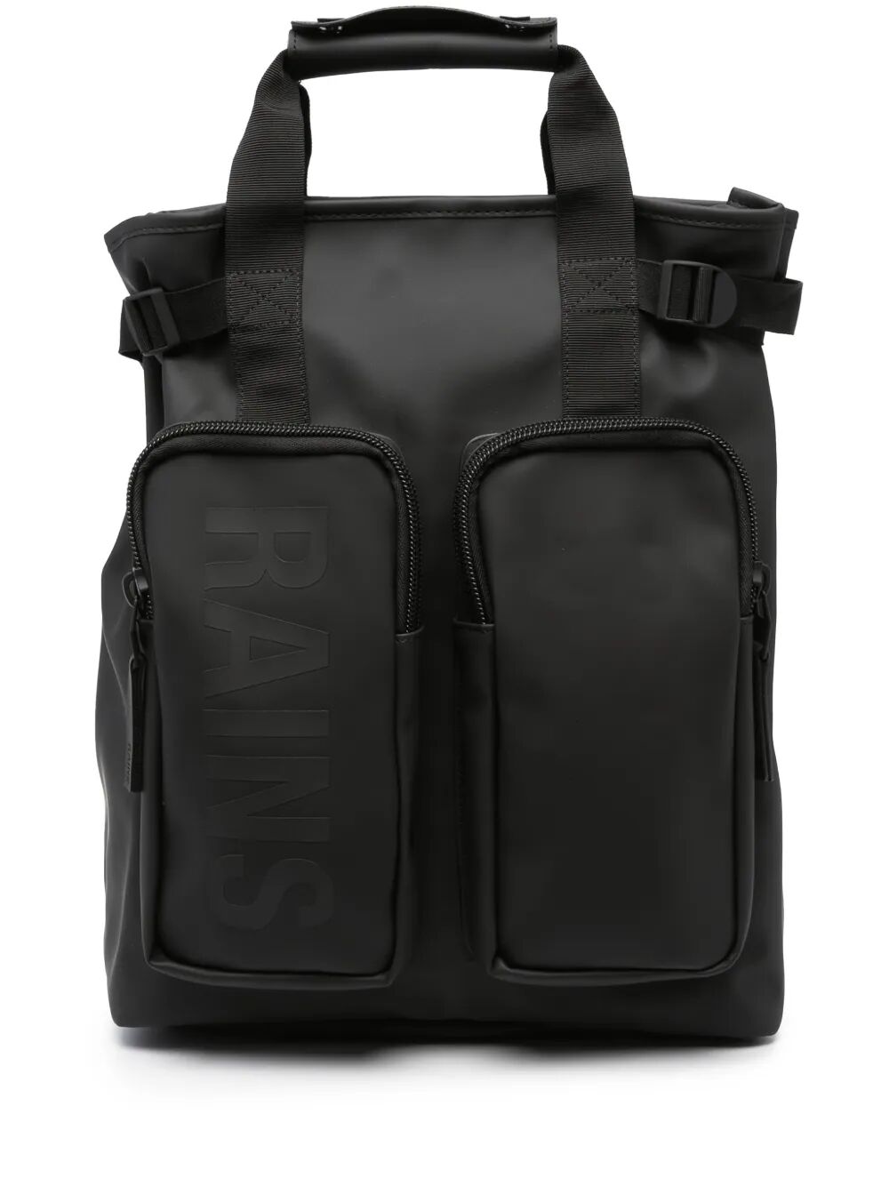 Texel Tote Backpack W3 Black Pu-lining Pl Bag - Men