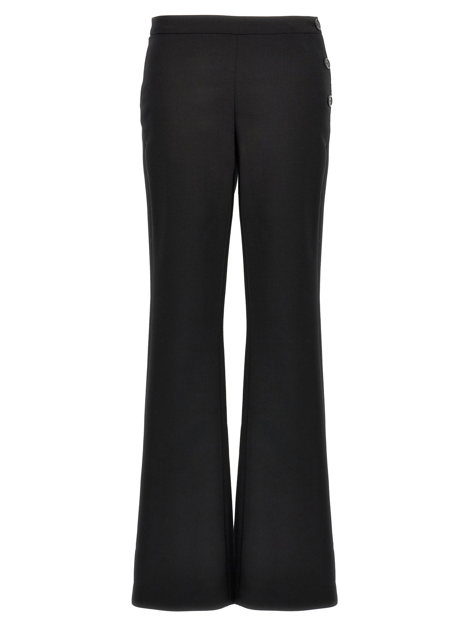 Oblique Trousers — Black