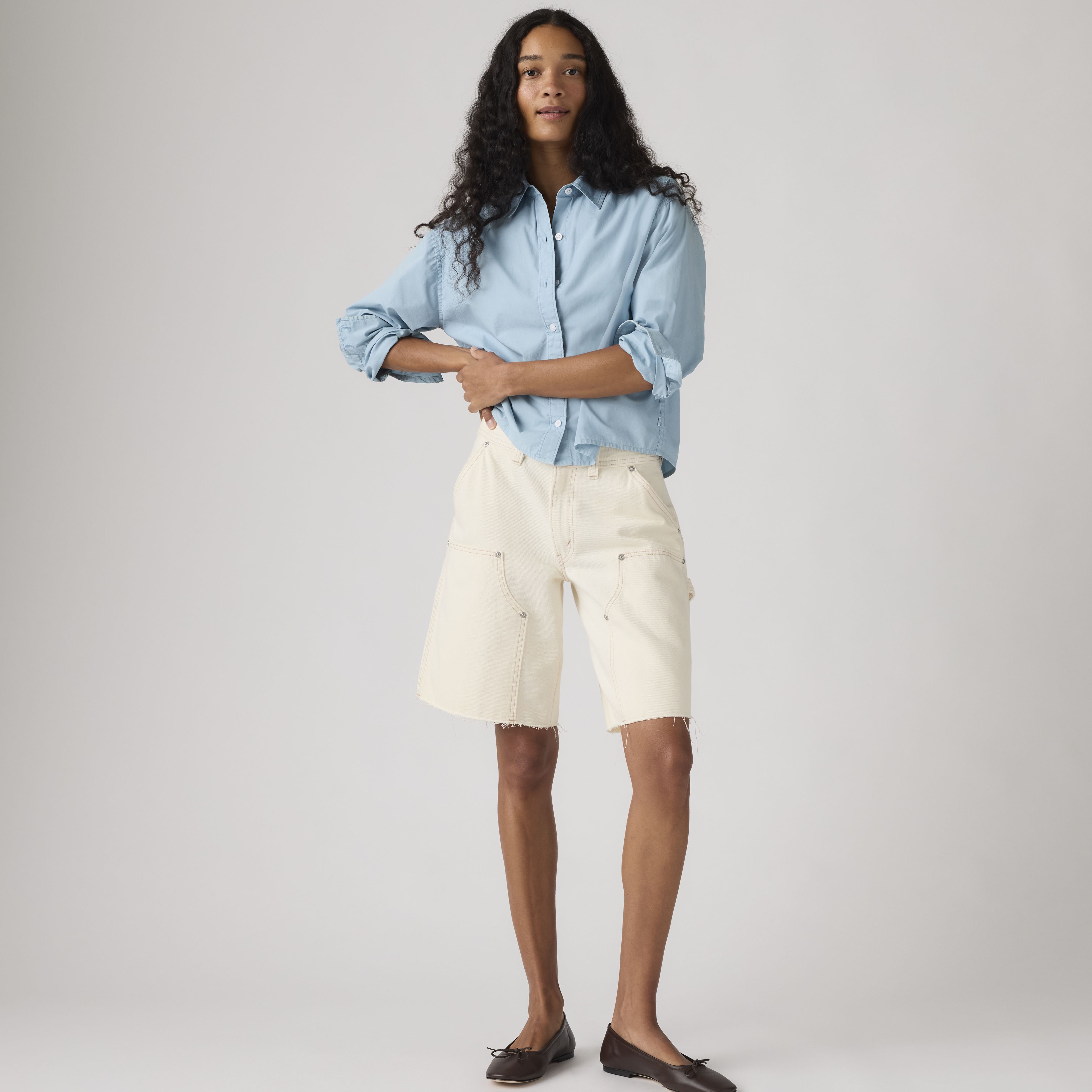 Baggy Dad Utility Shorts