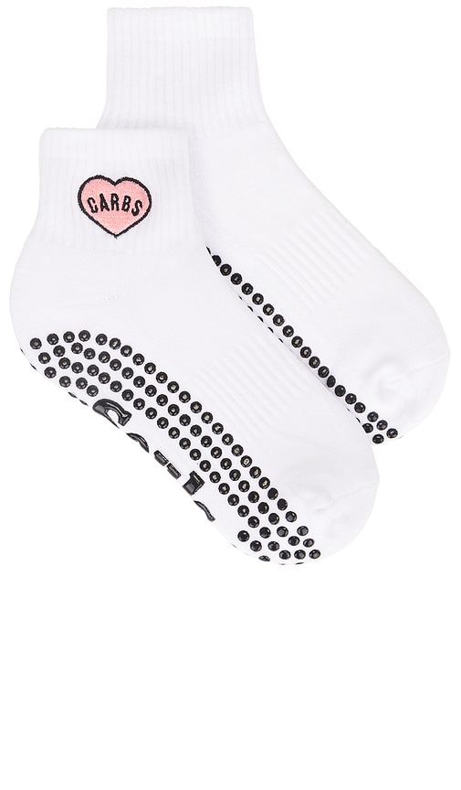 Souls. Carbs Grip Socks in White. -  S/M also in