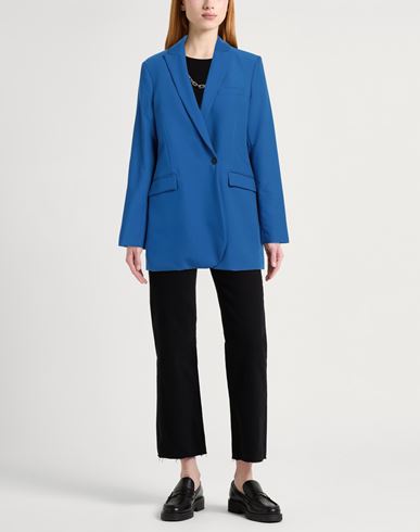 Woman Blazer Bright blue Size XS Recycled polyester, Viscose, Elastane