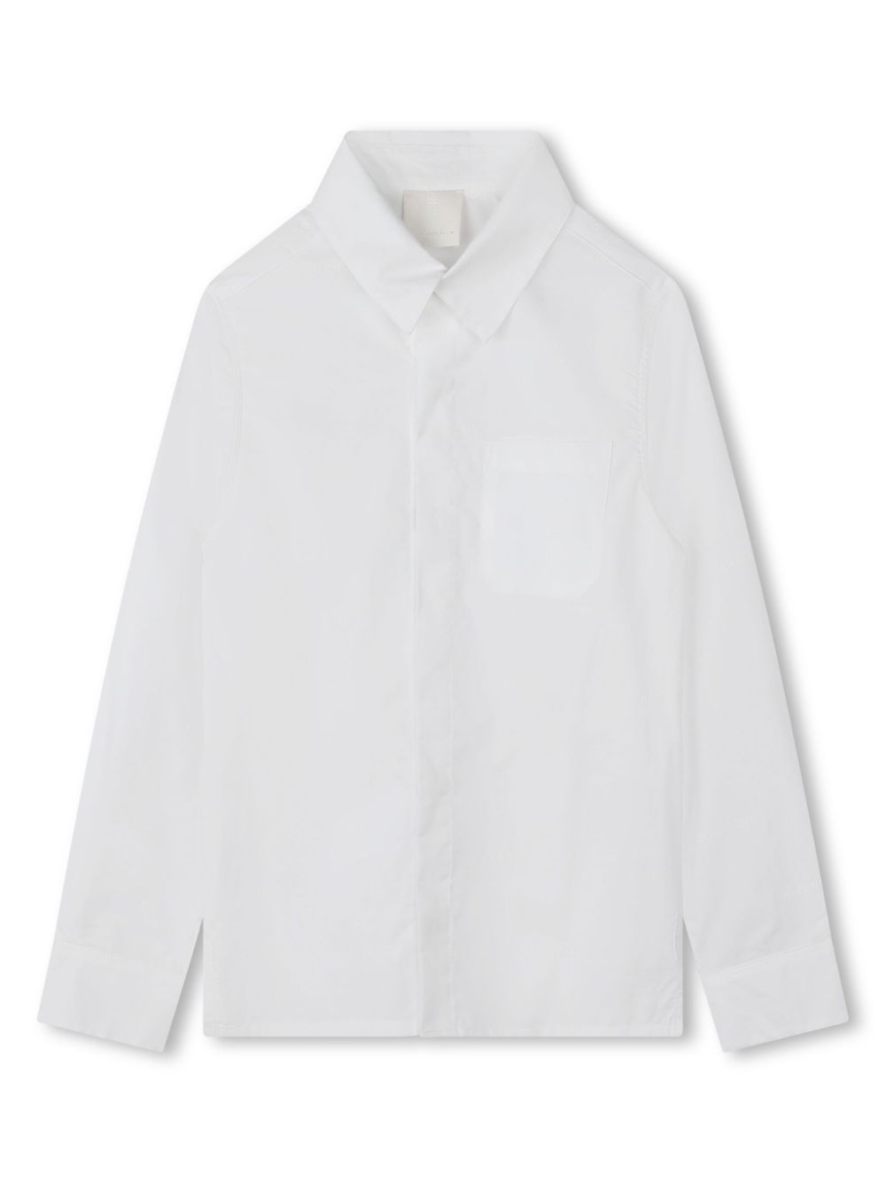 Plain cotton shirt - White