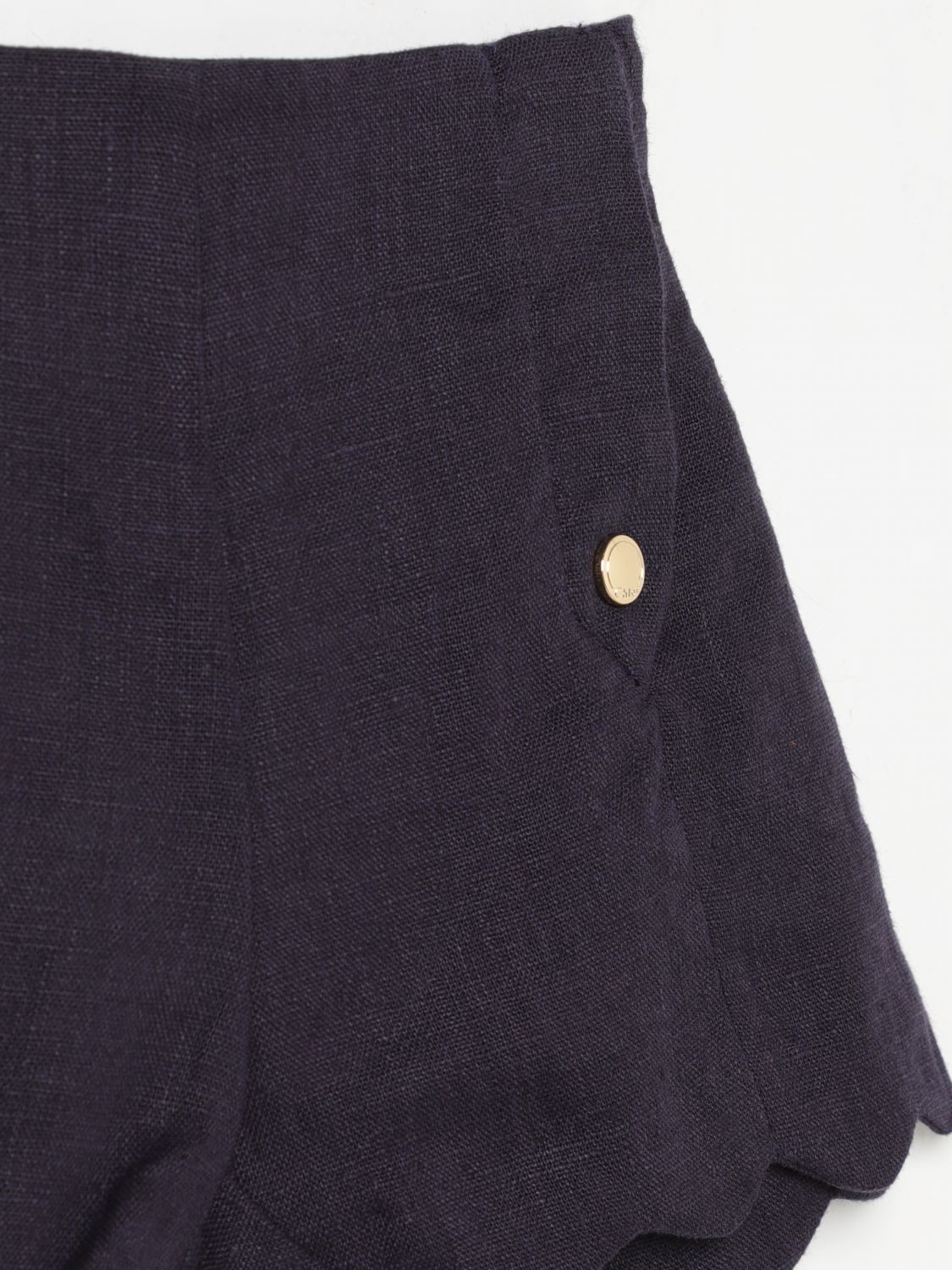 Shorts CHLOÉ Kids color Blue