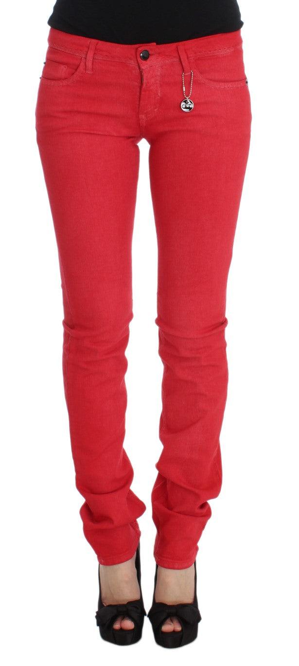 Super Slim Fit Jeans — Red