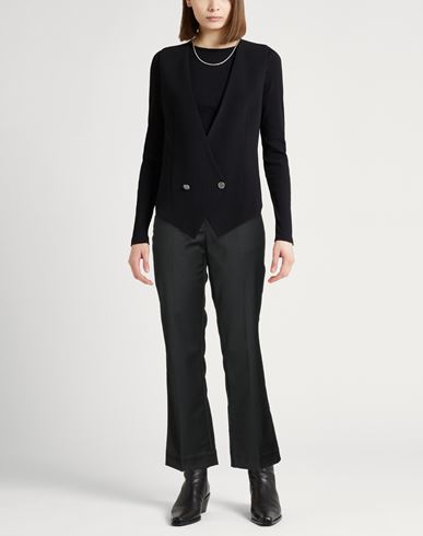 Woman Pants Black Size 8 Recycled polyester, Wool, Elastane