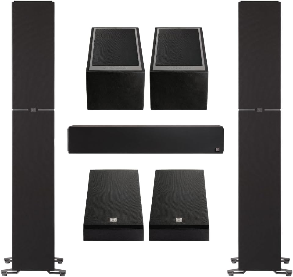 Dymension Atmos Home Theater System - Bundle with (2) DM70 Towers, (1) DM20 Center Channel, (2) DM95 Rear Speakers and, (2) DM90 Atmos Speakers (Bundle)