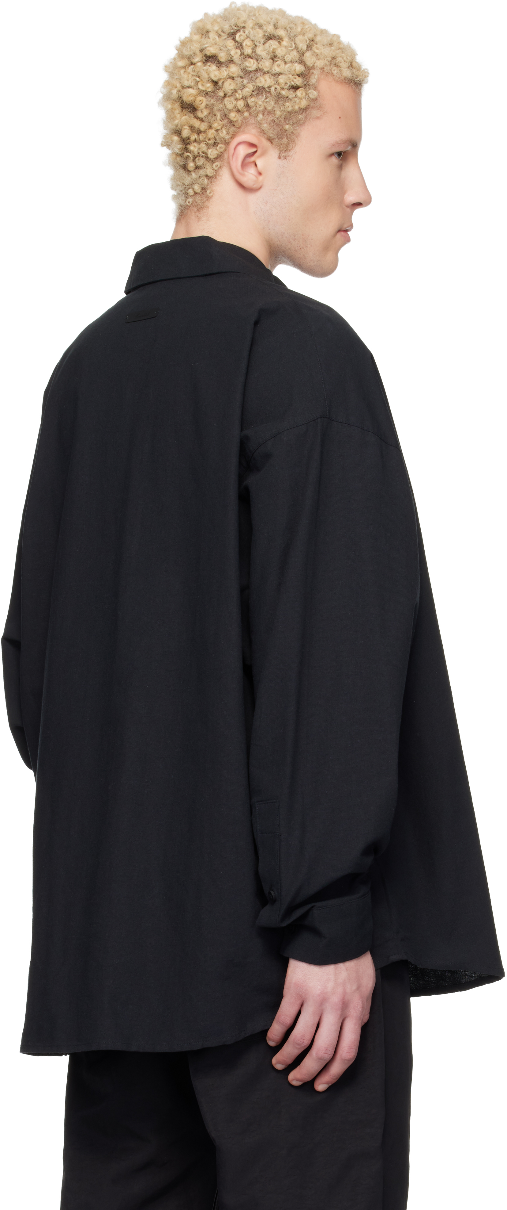 Black Signature Button Up Shirt