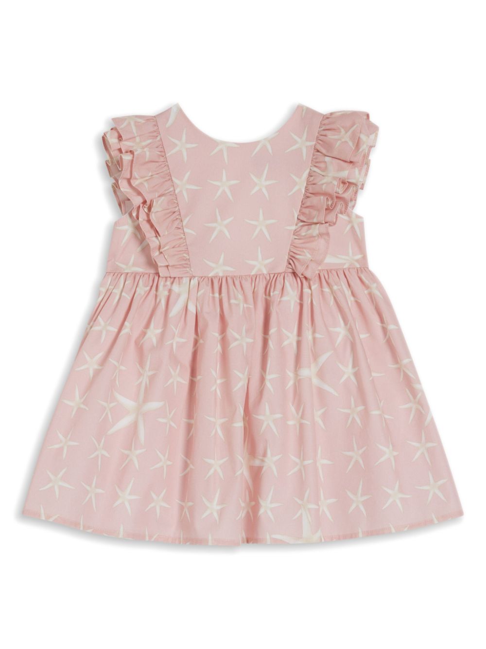 Starfish print sleeveless dress - Pink