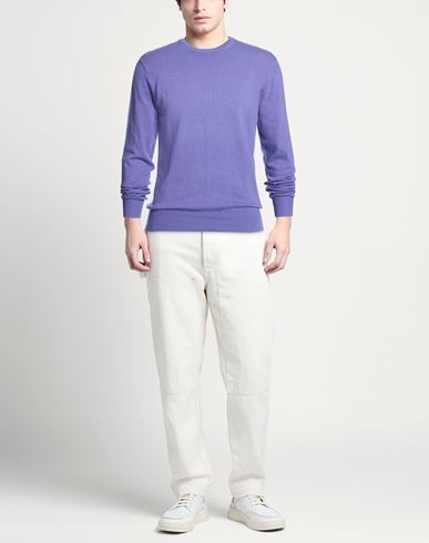 Man Sweater Lilac Size 38 Wool, Cashmere