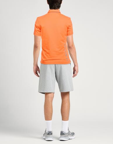 Man Polo shirt Orange Size S Cotton