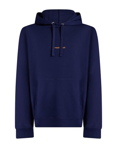 Man Sweatshirt Midnight blue Size L Cotton, Recycled polyester