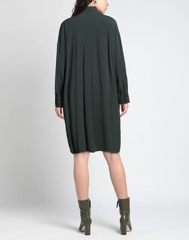 Woman Mini dress Dark green Size S Viscose, Silk