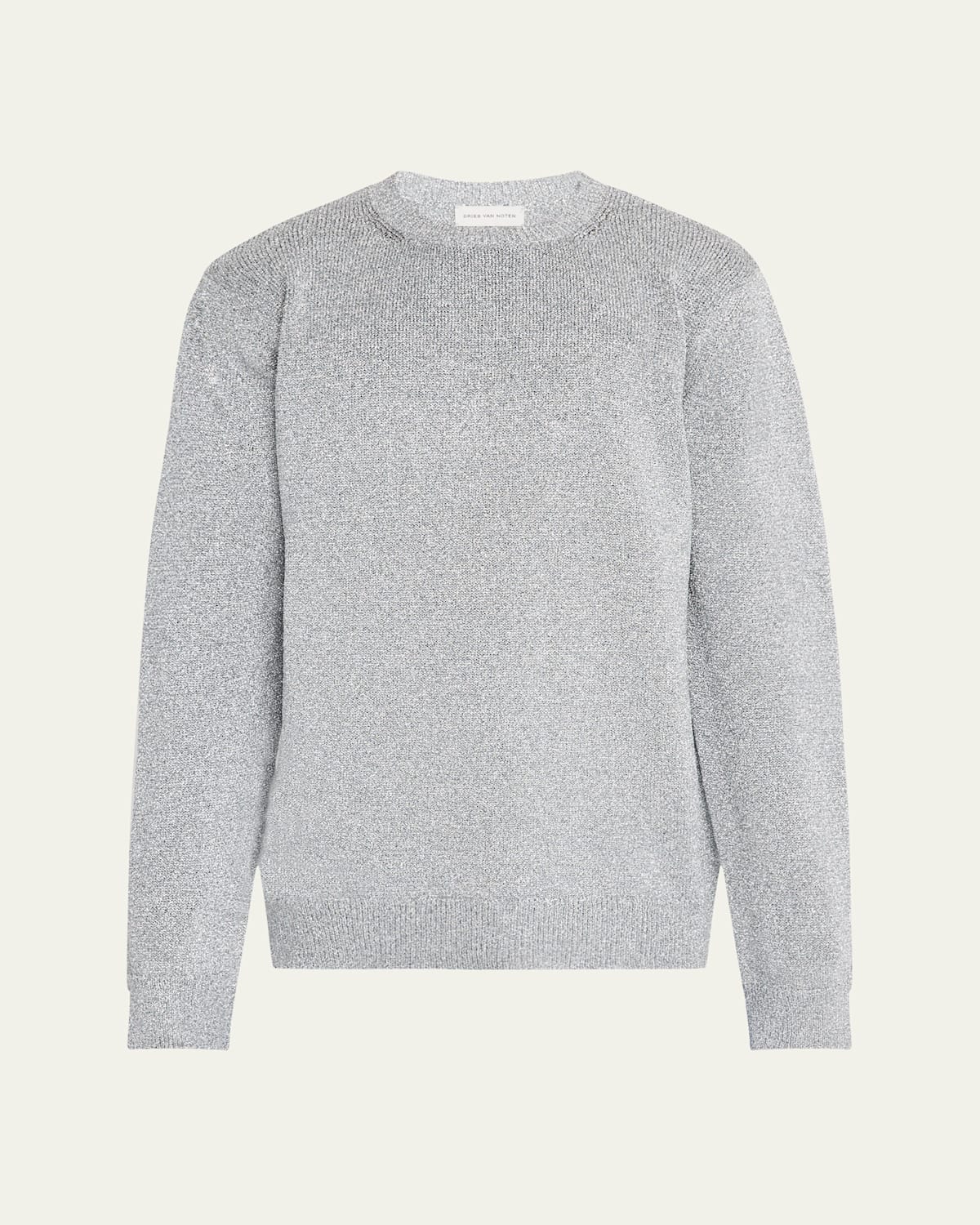 Men's Metallic Crew Sweater