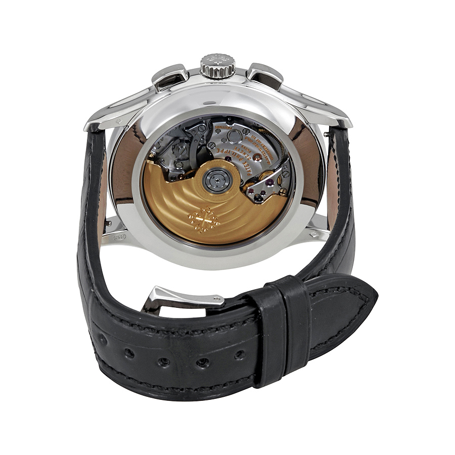 Pre-owned Complications Chronograph Black Dial Mens Watch 5905P-010