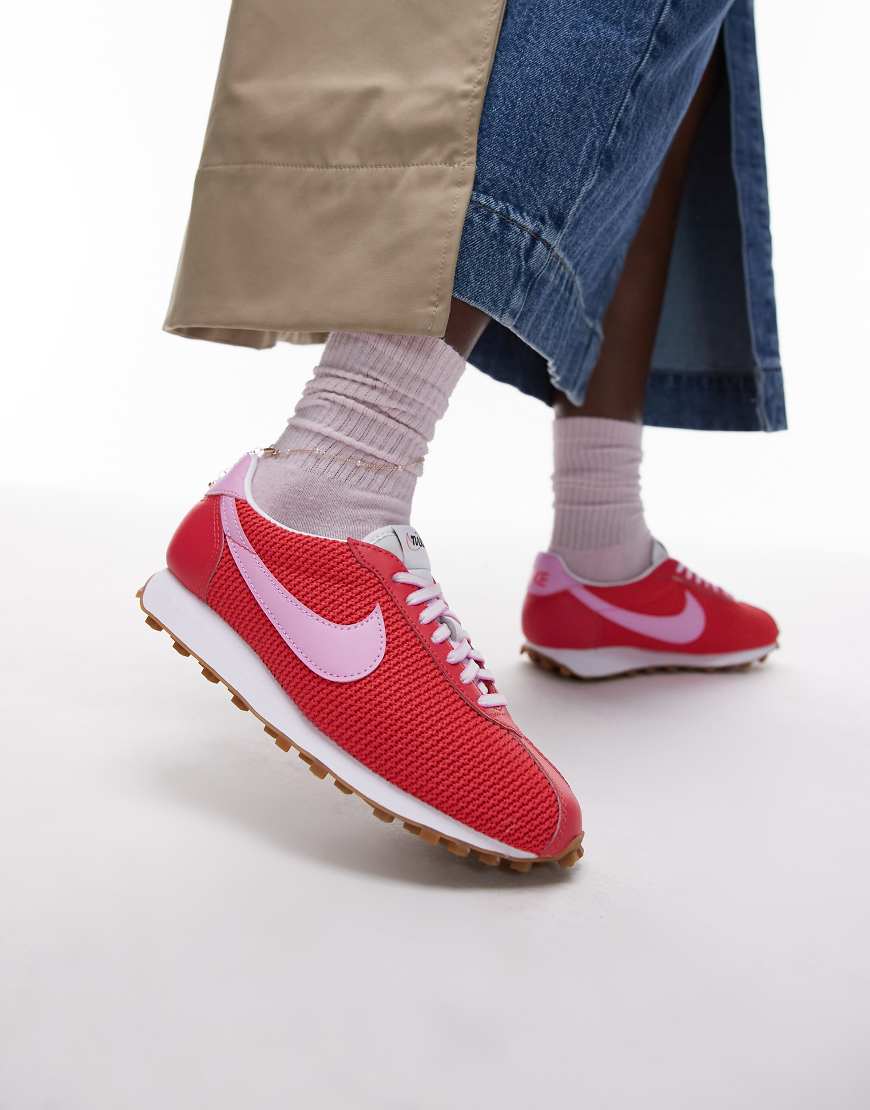 LD-1000 unisex trainers in red and pink