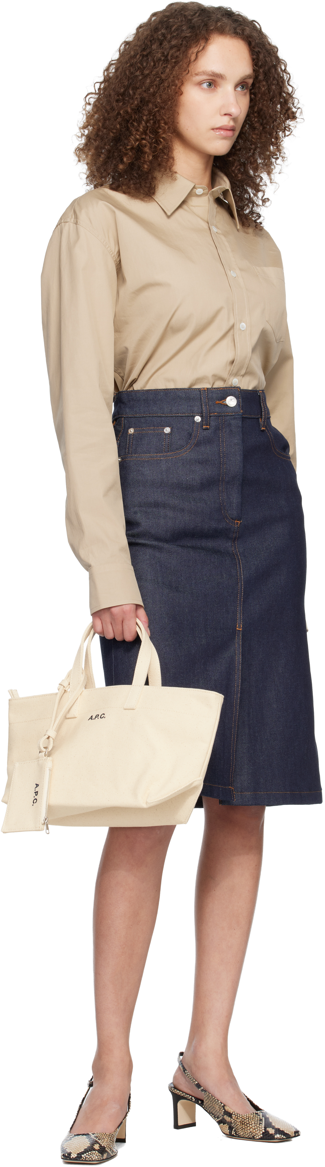 Off-White 'Le Drummer' Toile Small Tote