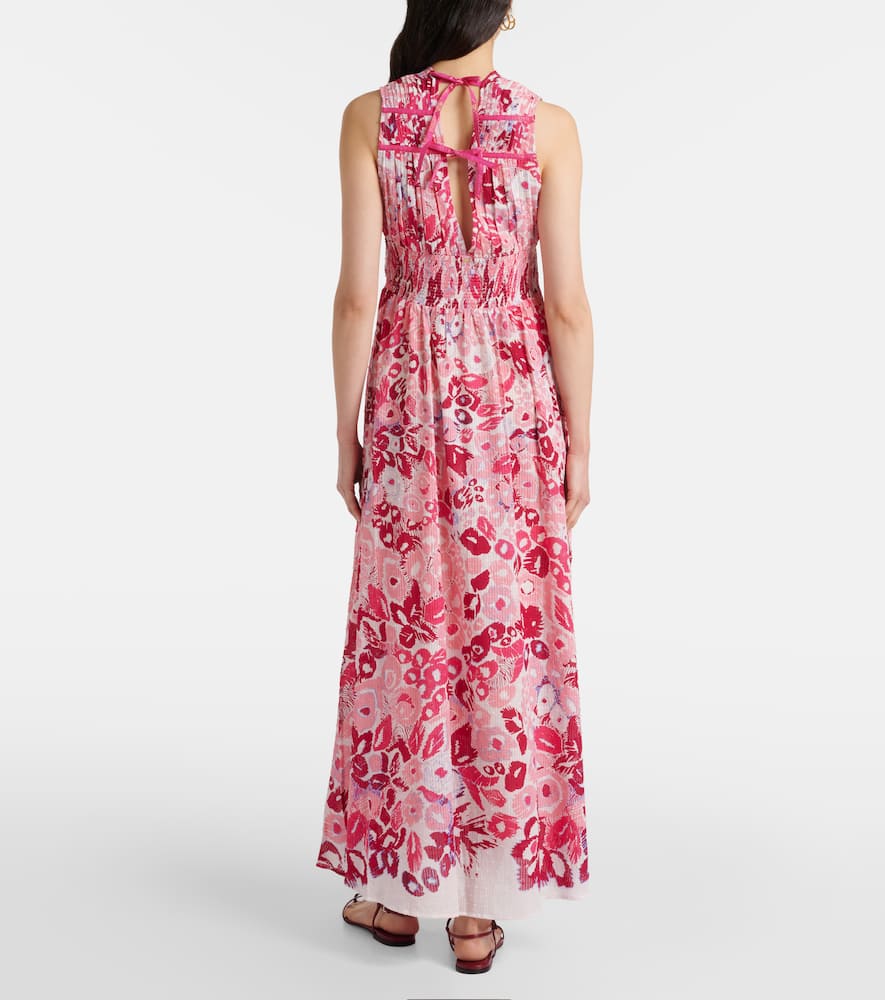 Poupette St Barth Chiara floral cotton maxi dress