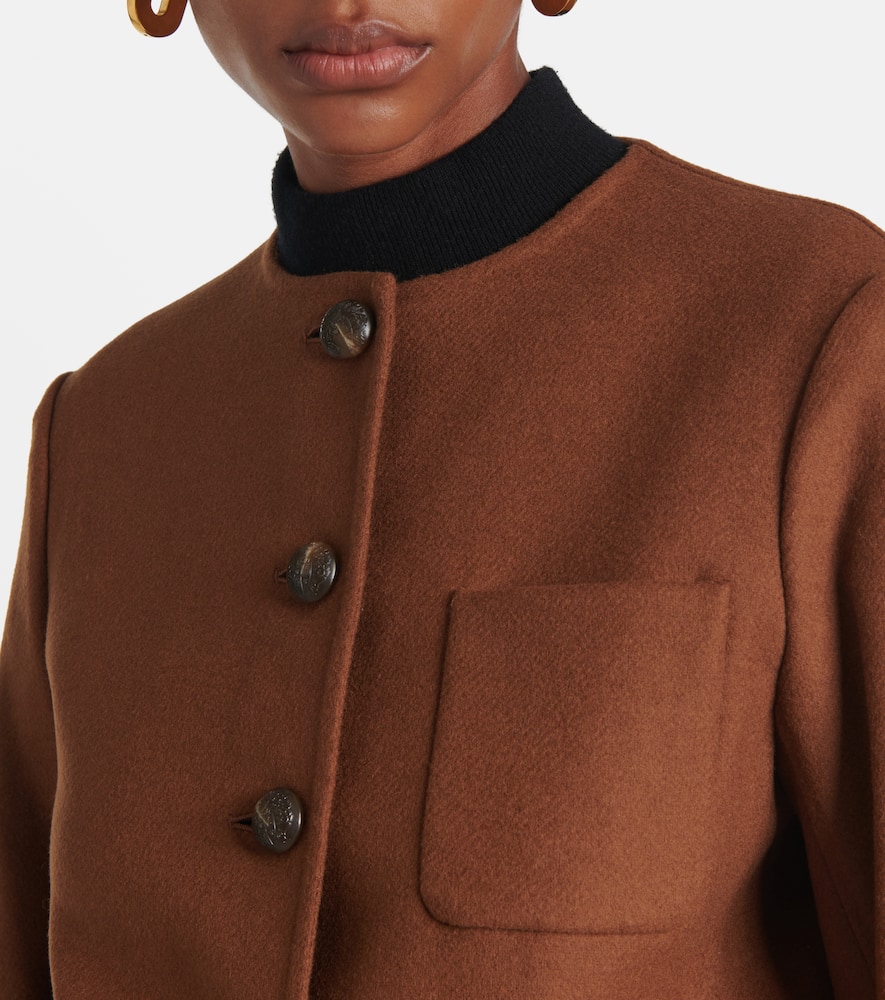 Lyssa wool-blend jacket