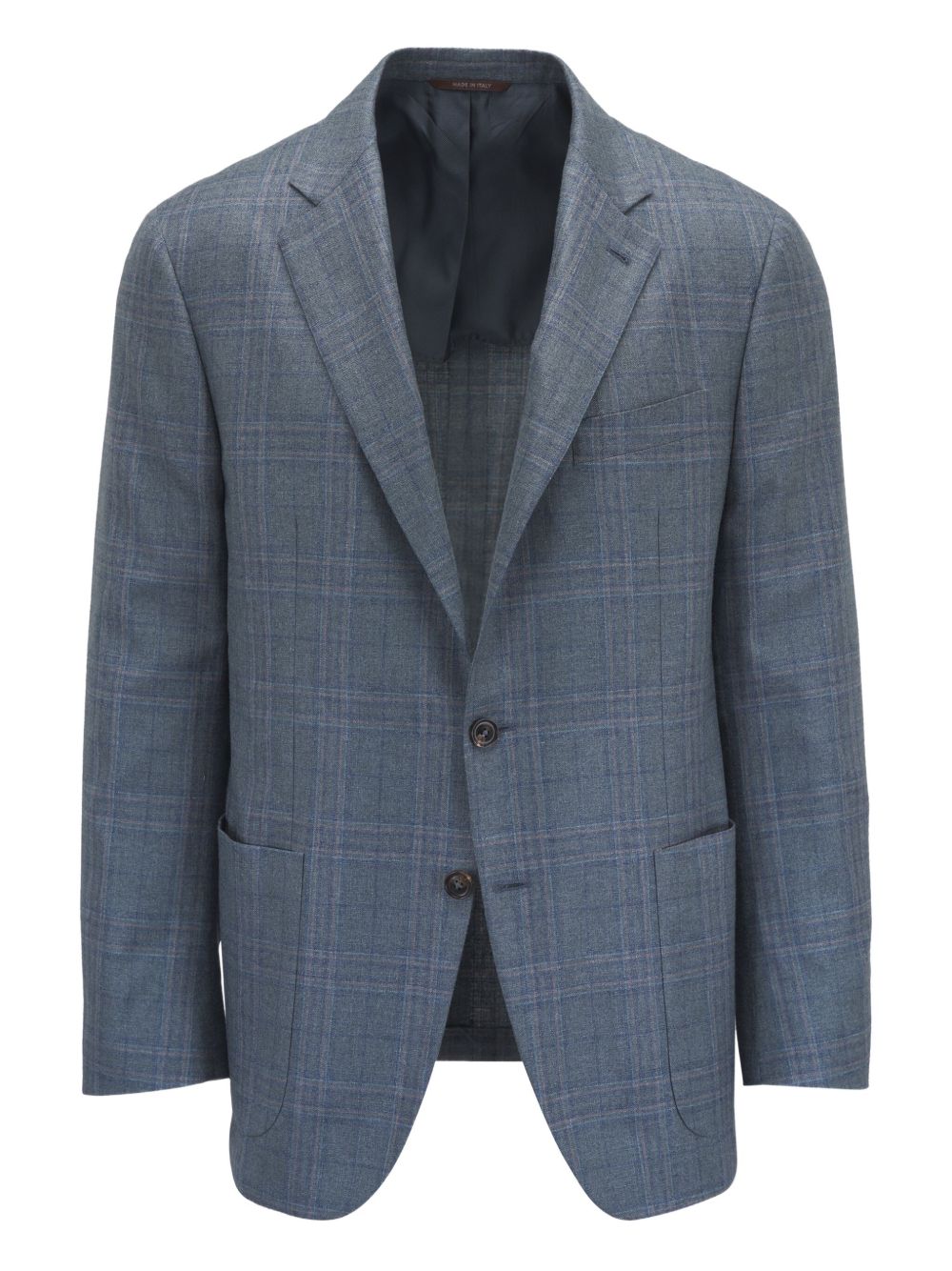 Canali button-down blazer - Blue