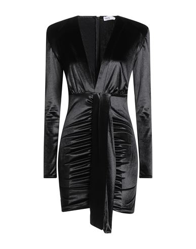 Woman Mini dress Black Size 10 PES, Elastane