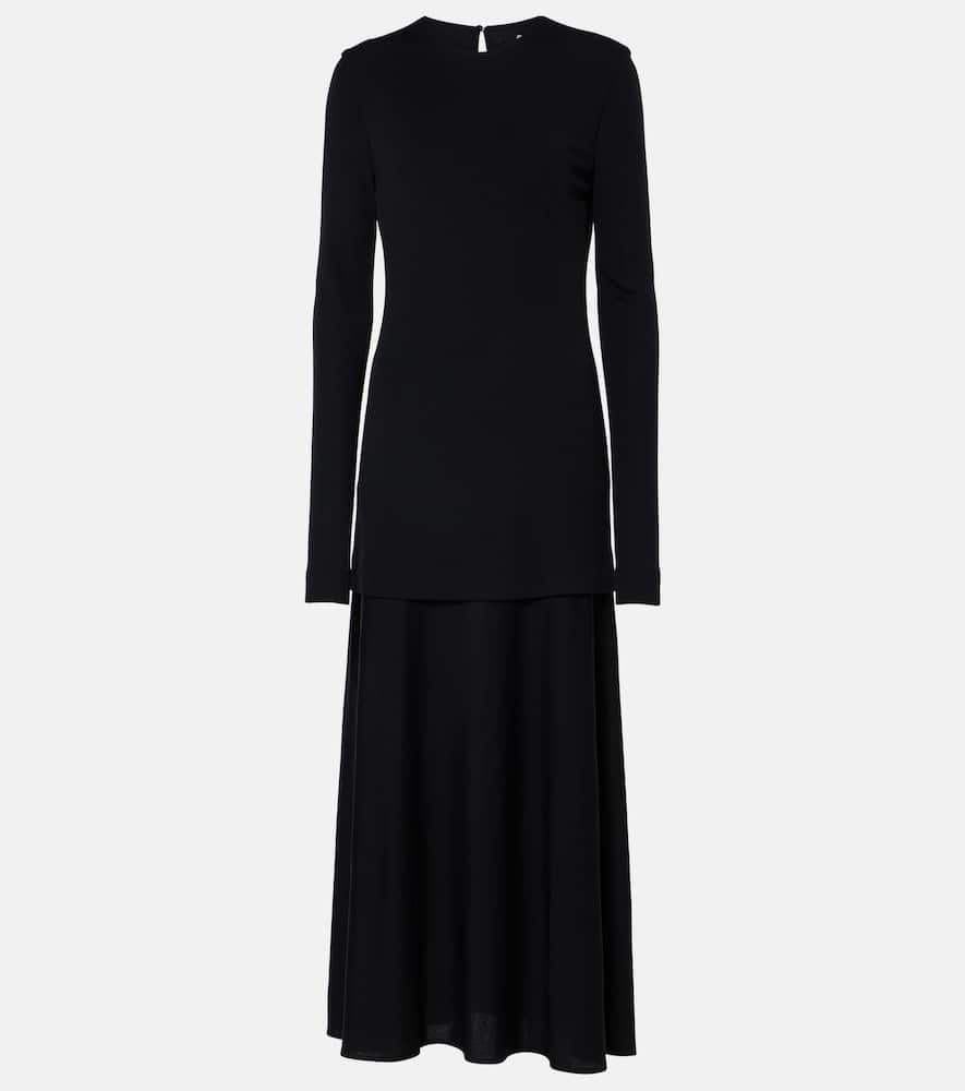 Layered maxi dress