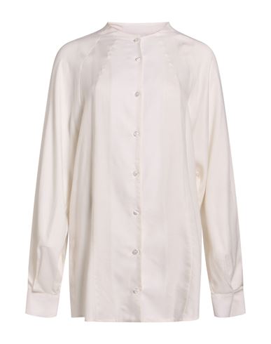 Woman Shirt Off white Size 2 Viscose, Cupro