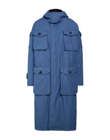 Man Overcoat & Trench Coat Light blue Size 38 Nylon