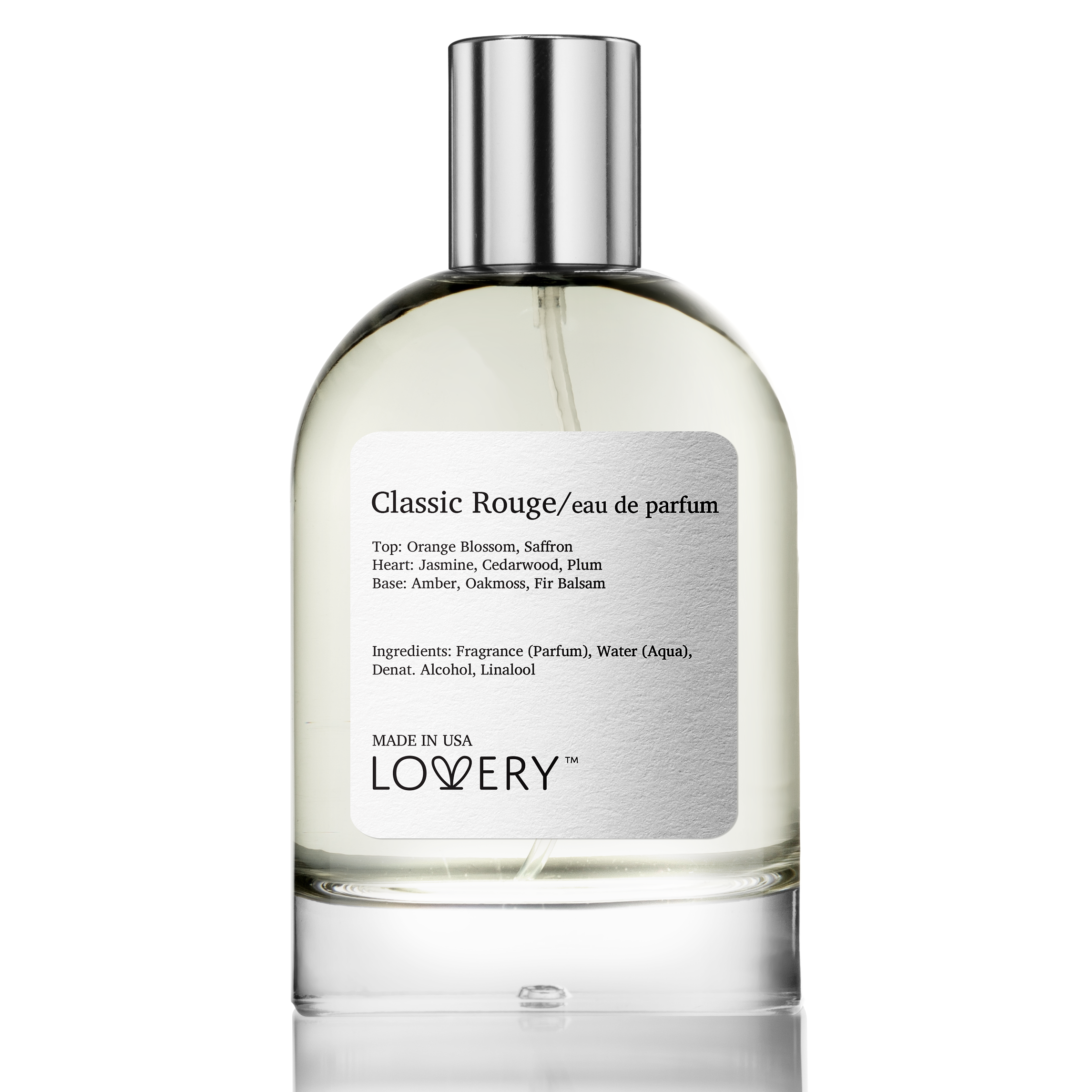 Classic Rouge Eau de Parfum, Made in USA, 3.4 oz