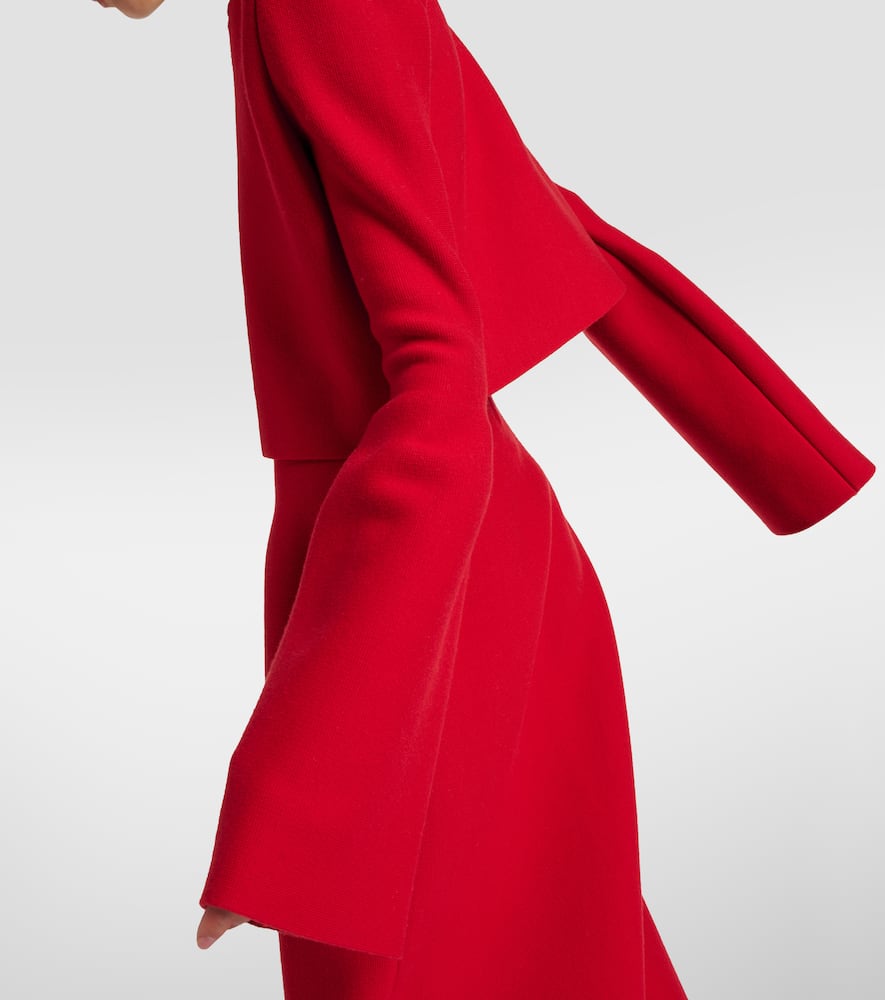 Katlin cropped wool jacket