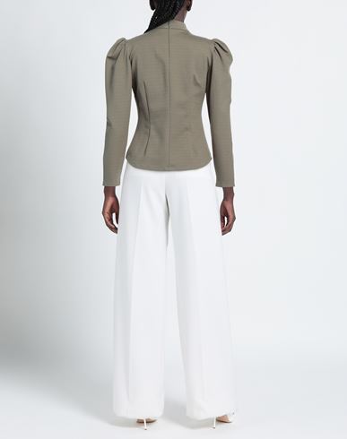Woman Top Military green Size 10 Viscose, Polyamide, Elastane