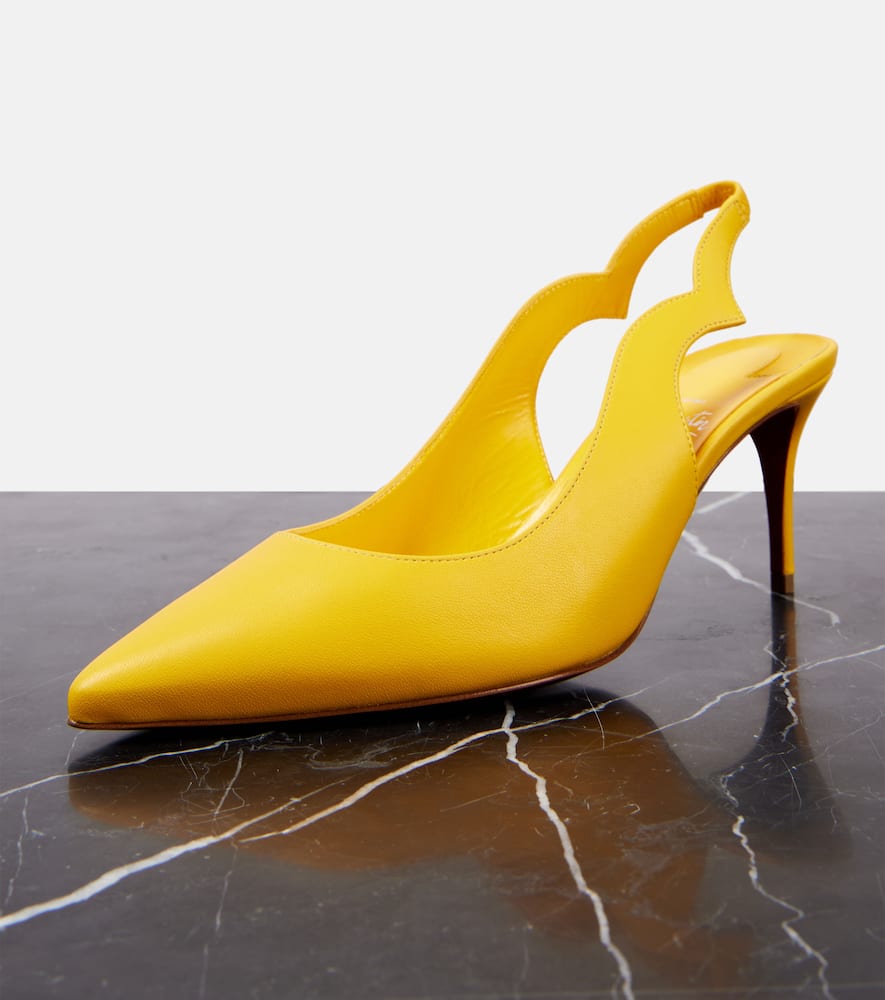 Christian Louboutin Hot Chick Sling 70 leather slingback pumps