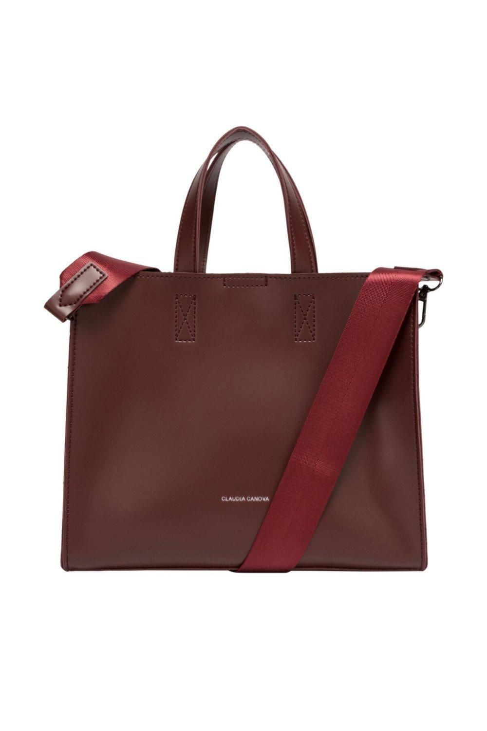 Claudia Canova Women's Brida Twin Strap Tote Bag in Burgundy