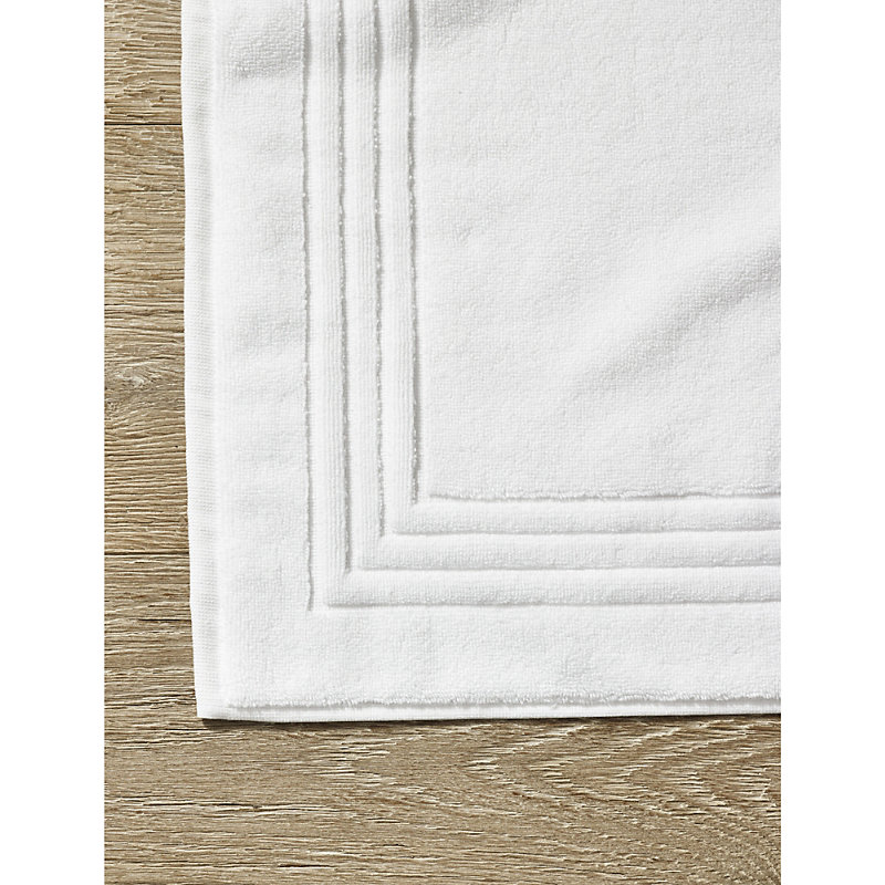 White Egyptian Cotton Bathmat 90cmx60cm 