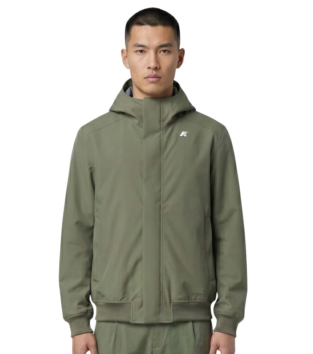 Olive Regular Hood Jacket
