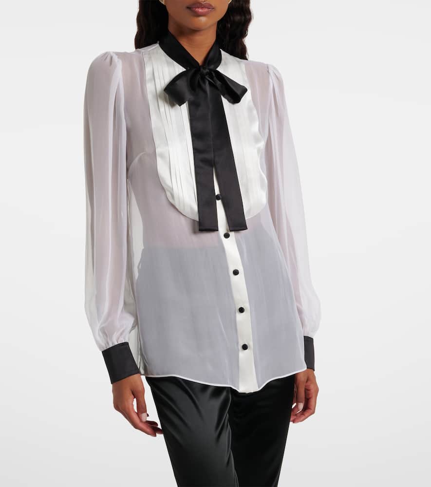 Sheer silk shirt