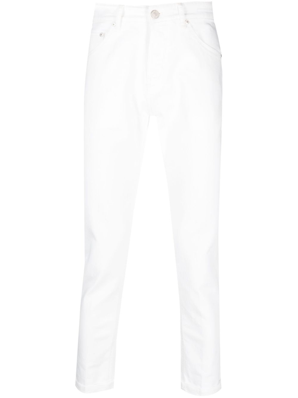Mid-rise skinny jeans - White