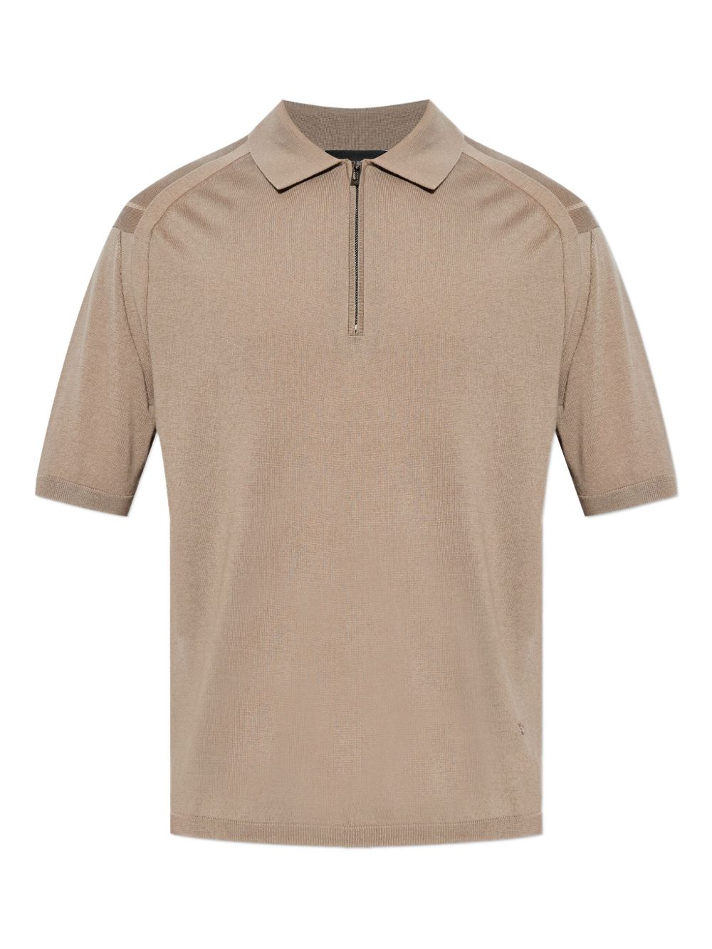 Half-zip polo shirt - Neutrals