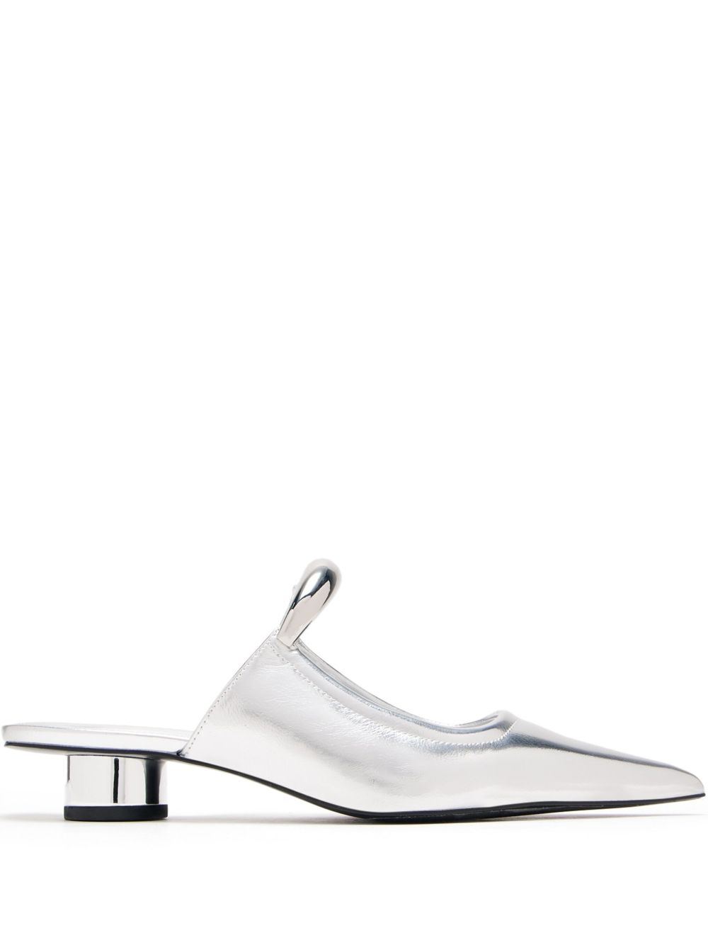 JW Pei Helena mules - Silver