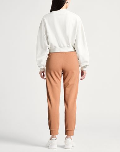 Woman Pants Brown Size L Polyester, Cotton
