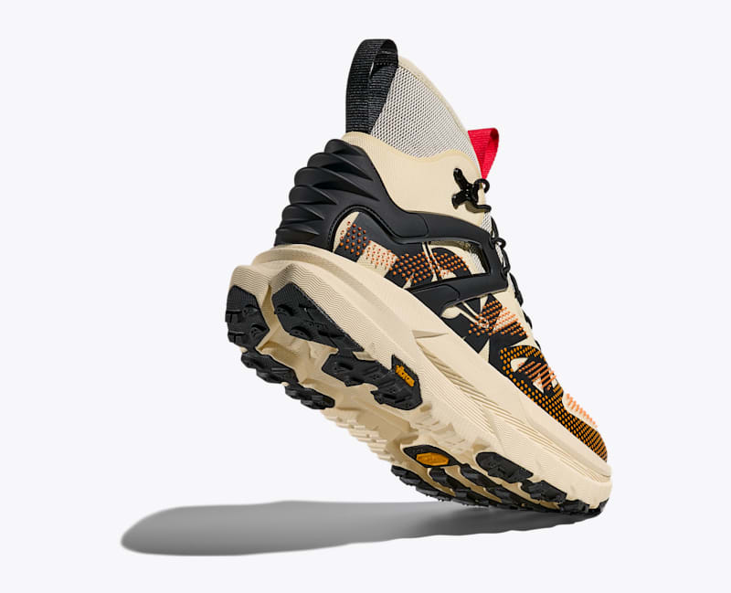 HOKA Mafate X Hike Hiking Shoes in Vintage Yellow/Black