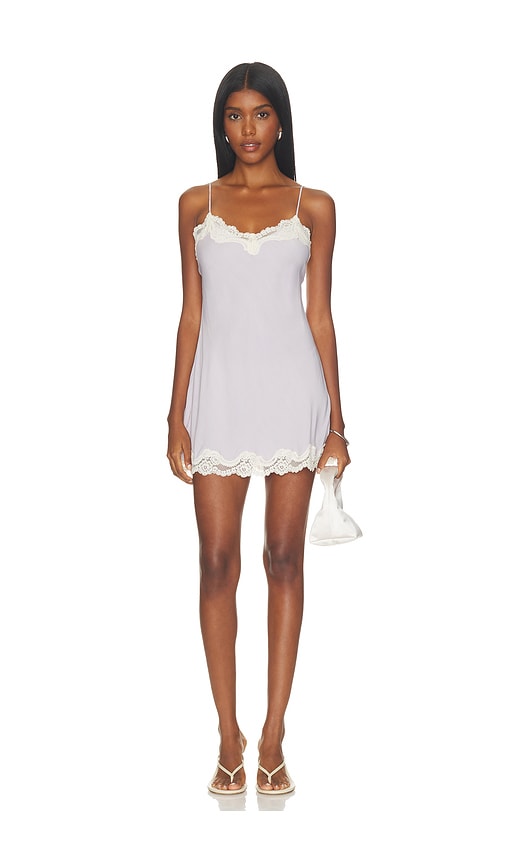 With Jean Leni Dress in Lavender. L. Also in M, S