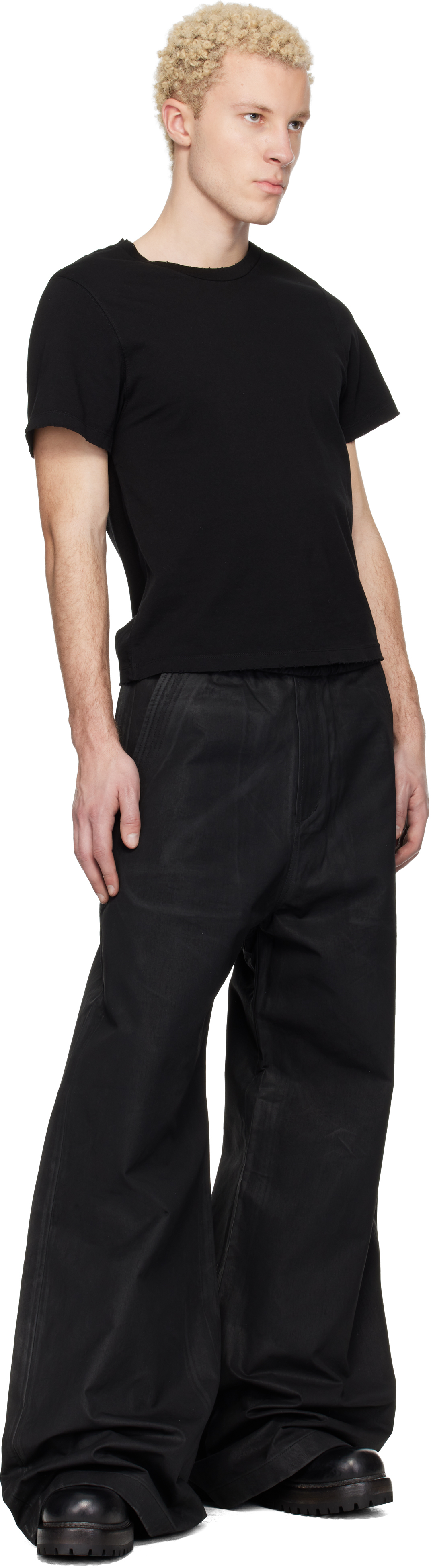 Black Cropped T-shirt